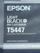 画像: エプソンインク（大型プリンター）　ライトブラック　T5447２個セット