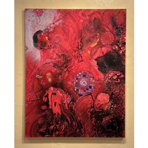 画像: 木村昭平『 赤婦人 』 原画作品