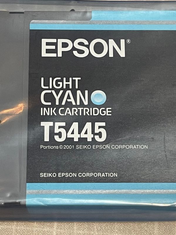 画像1: エプソンインク（大型プリンター）　ライトシアン　T5445　２個セット