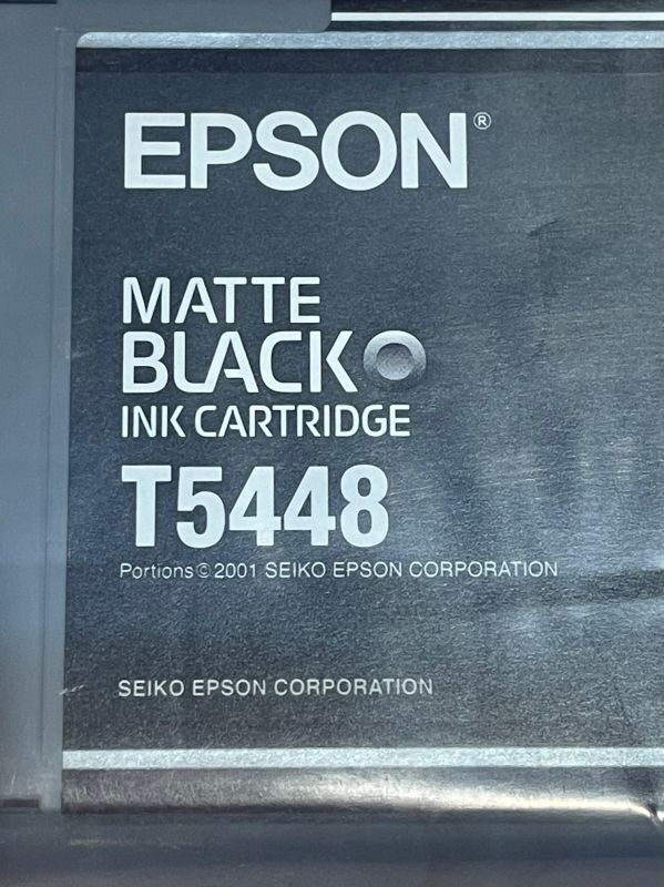 画像1: エプソンインク（大型プリンター）　マットブラック　T5448　１個